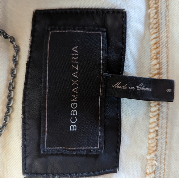 BCBG Jean and Leather jacket - Picture 5 of 5